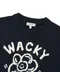 【25FW】Wacky Willy 經典花朵LOGO針織上衣(深藍)