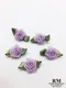 綠葉玫瑰花/手工藝材料/飾品/刺繡材料/DIY材料/配件