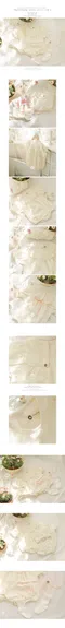 木棉花蕾絲包屁 短袖