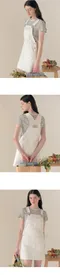 【24SS】Rola Rola 質感背標牛仔吊帶褲(白)