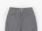 LINENNE－stripe lace pants (black)：褲腳蕾絲直條紋長褲