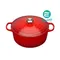 【缺貨】Le Creuset 圓型鑄鐵鍋 28cm 6.7L 櫻桃紅