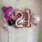 驚喜氣球：Pretty Pink 粉黑蝴蝶結生日球束組[DNB239001]
