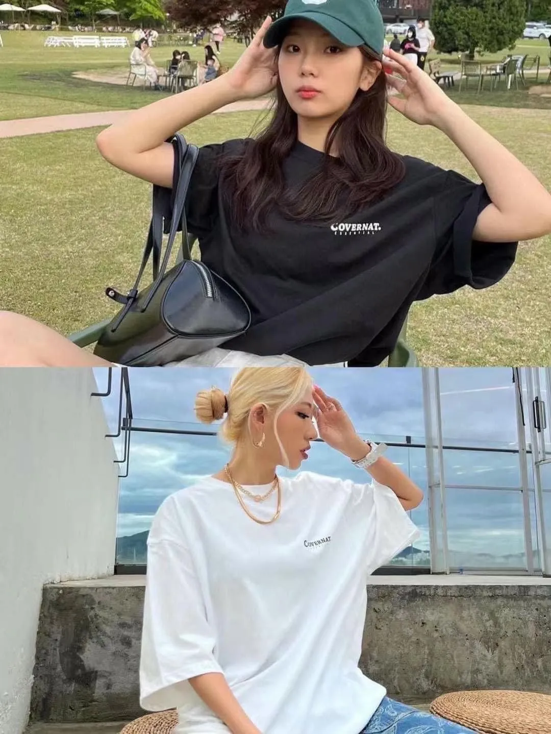 【COVERNAT】クールコットン2-PACK Tシャツ クールコットン2パックTシャツ ブラック - Covernat | 60