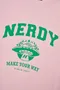 【22SS】 Nerdy Logo飛碟短袖Tee(粉紅)