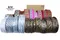 【整箱販售】拷克緞帶63MM(2-1/2英吋寬、含鐵絲)/節慶/黑色/菱形/金色/銀灰色/白色/桃粉色