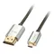 LINDY 林帝 鉻系列 41679 極細型 A公對D公 HDMI 2.0連接線 4.5M