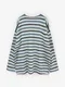 LINENNE－baby over tee (mint/stripe)