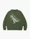 【22FW - 官網獨家】 mahagrid 侏儸紀恐龍針織毛衣（綠）