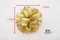 黃金澎澎花(W362-2/Gold pattern Pengpeng Flower) ｜手作｜布置｜金色｜緞帶用途