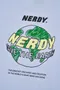【22SS】 Nerdy 背後地球Logo長袖Tee(藍)