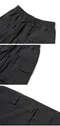 【23FW】Codegraphy 立體折線造型工裝寬褲(黑)