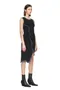 【23SS】 Recyancle 流線質感連衣裙 (黑)