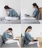 韓國-Curble Wider 3D護脊美學椅墊(牡丹紅)