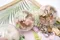 日本不凋花-圓圓滿滿鑰匙圈｜永生花｜乾燥花｜掛飾｜婚禮小物｜伴娘禮｜母親節禮物｜情人節｜七夕禮物｜生日禮物｜畢業禮物