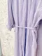 輕柔純色棉紗 交叉一片式罩衫/洋裝_(2色:紫/白)