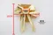 璀璨三寶石蝴蝶結 (W263/Sparkling Three Gemstones Butterfly Bow) ｜手作｜布置｜金黃色｜緞帶用途
