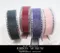 K1623-25 亮透雪紗雙邊格紋織帶25MM (K1623-25 Side Stitched Sheer Ribbon -25MM)