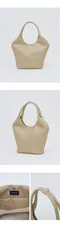 韓國設計師品牌Yeomim－mini vase bag (olive beige) 小款花瓶包 米色