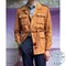 Folklore Classic 復古仿麂皮四口袋腰帶獵裝 Faux Suede Safari Jacket