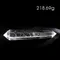 超光高品質雙尖白水晶柱218.69g16.8cm