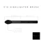 C13 Highlighter Brush - Black Collection
