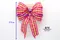 紅色變化蝴蝶結(PF240/Red Transformation Butterfly Bow) ｜手作｜布置｜格子｜緞帶用途