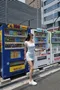 ✈Martina與可愛販賣機的午後-韓國滾邊包臀洋裝