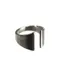 【22SS】Scaletto Black 幾何簍空醫療鋼戒指