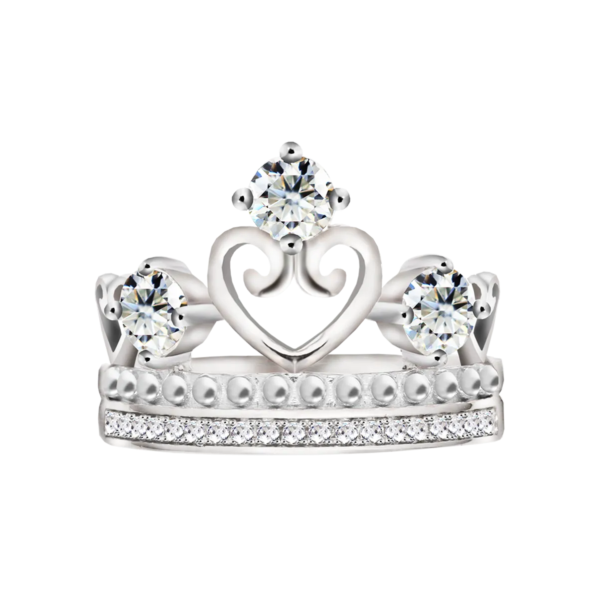 做自己的女王 摩星科技鑽石雙色戒指
