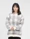 【22FW】韓國 方格線條針織毛衣