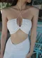 Angel Bliss天使降臨-造型美胸bra top+開叉抽繩長裙 套裝