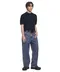 【25SS】Nomanual 立體車線造型牛仔寬褲(藍)
