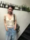 LINENNE品牌自訂款－sweet lace sleeveless (ivory)：簍空蕾絲吊帶上衣