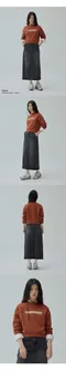 【24FW】Covernat 拚色LOGO大學TEE(褐)