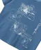 【25SS】Ulkin X Disney 水洗圖案短袖上衣(藍)