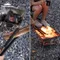[ Campingmoon  ] 柯曼 不鏽鋼炭夾 │ BKMS-41 燒烤夾 木炭夾 木柴夾 焚火夾 烤肉夾 燒烤配件 焚火配件 長柄夾