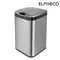 ELPHECO 不鏽鋼除臭感應垃圾桶(銀)20L