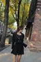 精緻度level up-韓國小香上衣+傘裙 套裝
