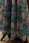 Vintage 60's to Early 70's Vibrant Floral Long Sleeve Polyester Dress/60年代至70年代初復古活力花卉長袖連身裙