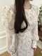 【預購】正韓 胸壓褶小花洋裝