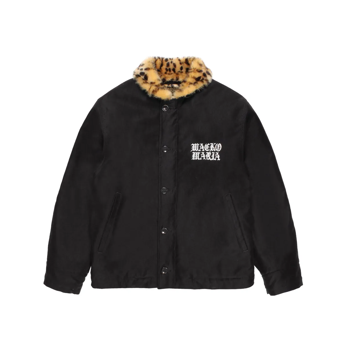 WACKO MARIA｜2025FW LEOPARD FAUX FUR N-1 DECK JACKET