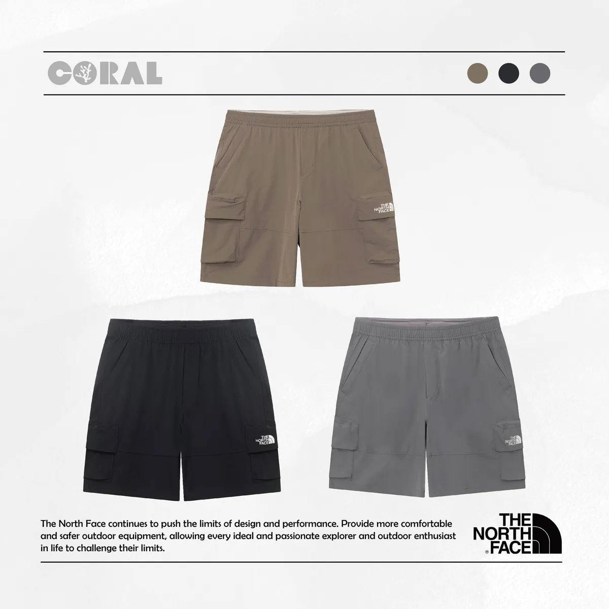 [THE NORTH FACE] ICE RUN CARGO SHORTS★NS6NQ03 The North Face ☆ ICE RUN CARGO SHORTS - NS6NQ03 (THE NORTH