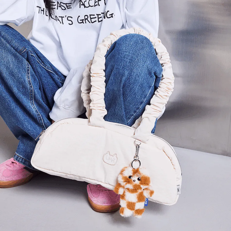 LMR】韓国人気☆SHIRRING HANDLE BAGUETTE SHOULDER BAG