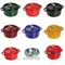 Staub 圓形鑄鐵鍋 20cm 櫻桃紅／黑色／石墨灰
