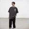 REPUTATION PRODUCTIONS® YOU LOOK GREAT. Left - Lucky clover Tee / D-TEE.SS - 左胸幸運草LOGO 短tee / 沉稳灰