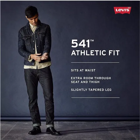 客訂賣場】Levi's® 541™ Athletic Fit Jeans 彈性原色丹寧牛仔褲