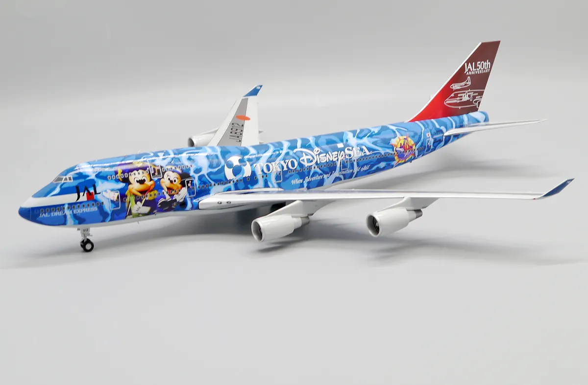 JC Wings 1/200 日本航空JAL B747-400 JA8912 <東京迪士尼海洋>