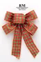 紅綠交織蝴蝶結 (W852/Red and Green Interwoven Butterfly Bow) ｜手作｜布置｜聖誕｜緞帶用途