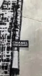 (限量預購) Chanel 小香經典LOGO黑白羊毛圍巾